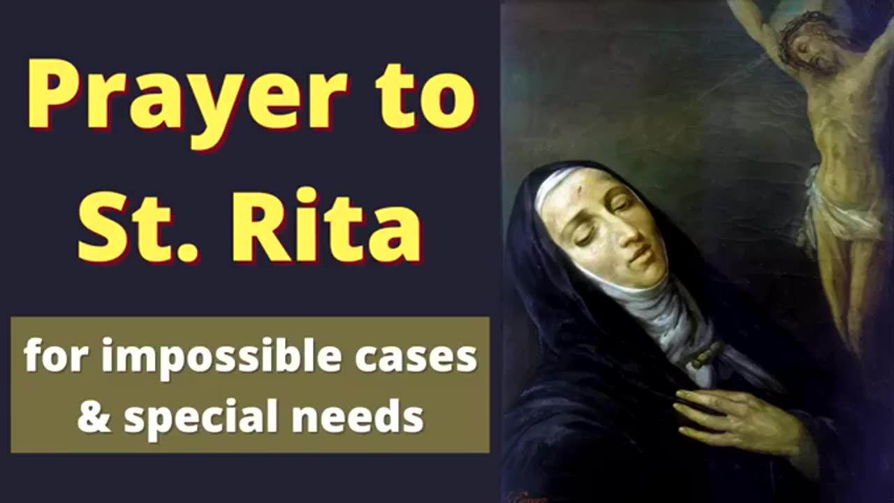 Prayer To St Rita for Impossible Cases Special Needs (mirror)