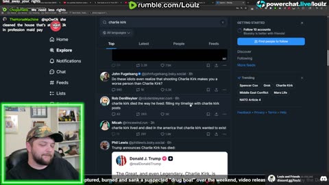 RIP CHARLIE KIRK - RUMBLE MY NEW HOME FOREVER? - SKATE 4 STREAM EMBARGO LIFTED - THIS IS LOULZ NOW