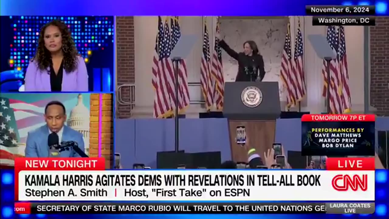 Stephen A. Smith *GOES OFF* on Kamala Harris and declares her POLITICAL CAREER IS OVER