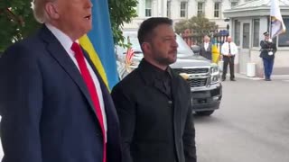 Zelensky showed up in black suit without a tie like he's about to attend a funeral
