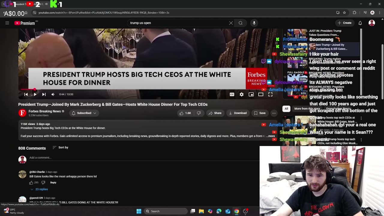 Trump Hosts a Dinner with Tech Billionaires