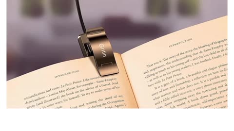 Gritin 9 LED Rechargeable Book Light
