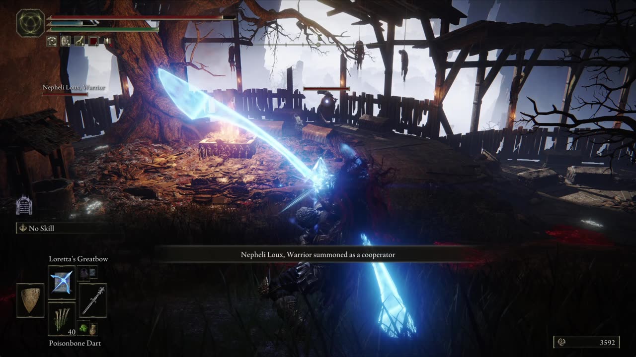 Elden Ring PC | Omenkiller boss fight co-op w/1 summoned NPC on NG #eldenring #gaming #short #shorts