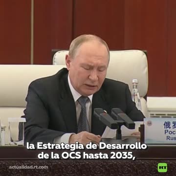 Putin comenta la estrategia de desarrollo de la OCS hasta 2035