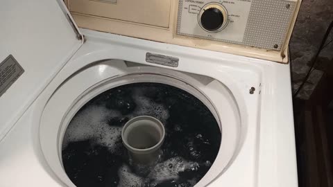 Rinsing Out Old Washing Machine After Load-Date: 12/6/2020
