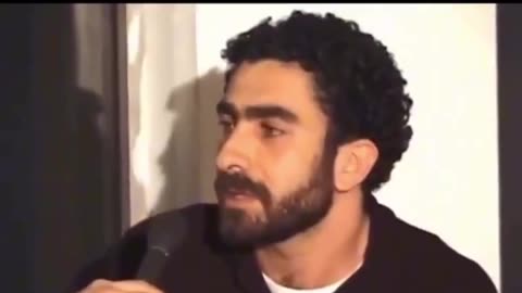 This Israeli art student is trying to explain what they are doing there.