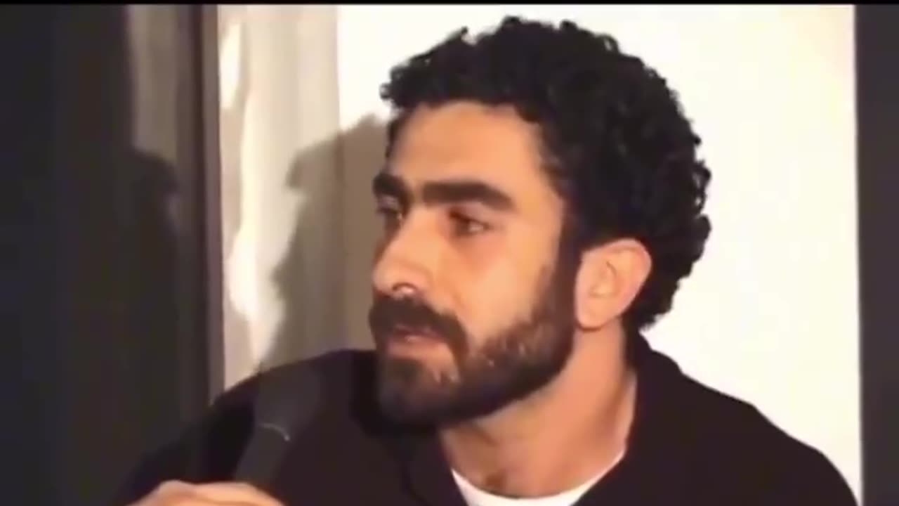 This Israeli art student is trying to explain what they are doing there.