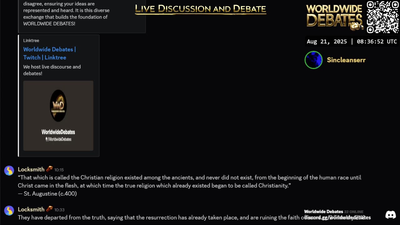 0028 - Worldwide Debates LIVE - YouTube/Rumble/Twitch/Kick