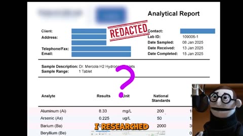 Hydrogen Tablets EXPOSED - Lab Report!! #scam #review #joerogan