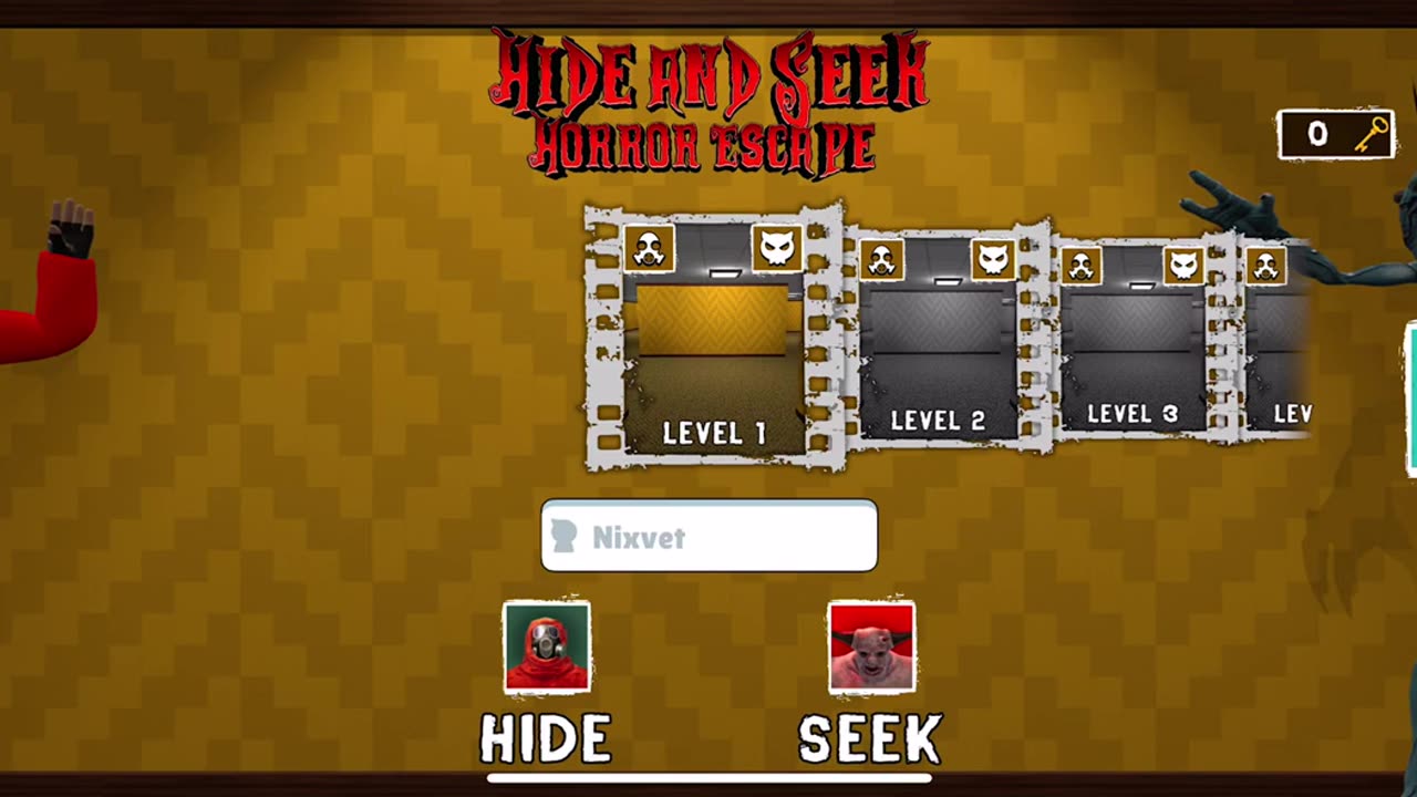 Horror Hide Backrooms Escape