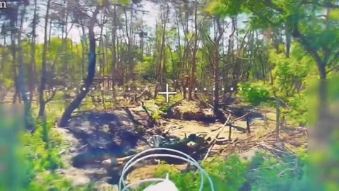 🎯🔥 Ukraine Russia War | Fiber-Optic Drone Strike on AFU Msta-B Howitzer in Sumy Direction | RCF