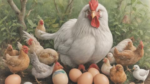 [La Poule aux œufs d’or] ✨ Histoires pour s'endormir - Conte de fée - Livres courts racontés.