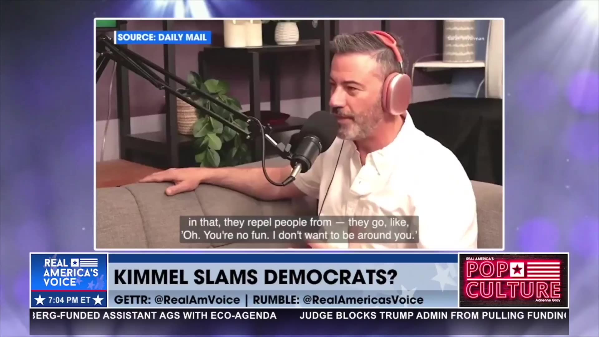 JIMMY KIMMEL TURNS ON THE WOKE