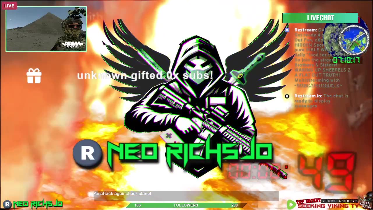 Norse Black Ops: Operation - Warfare in Everon wile watching UFC + Waking Up Sheepels!