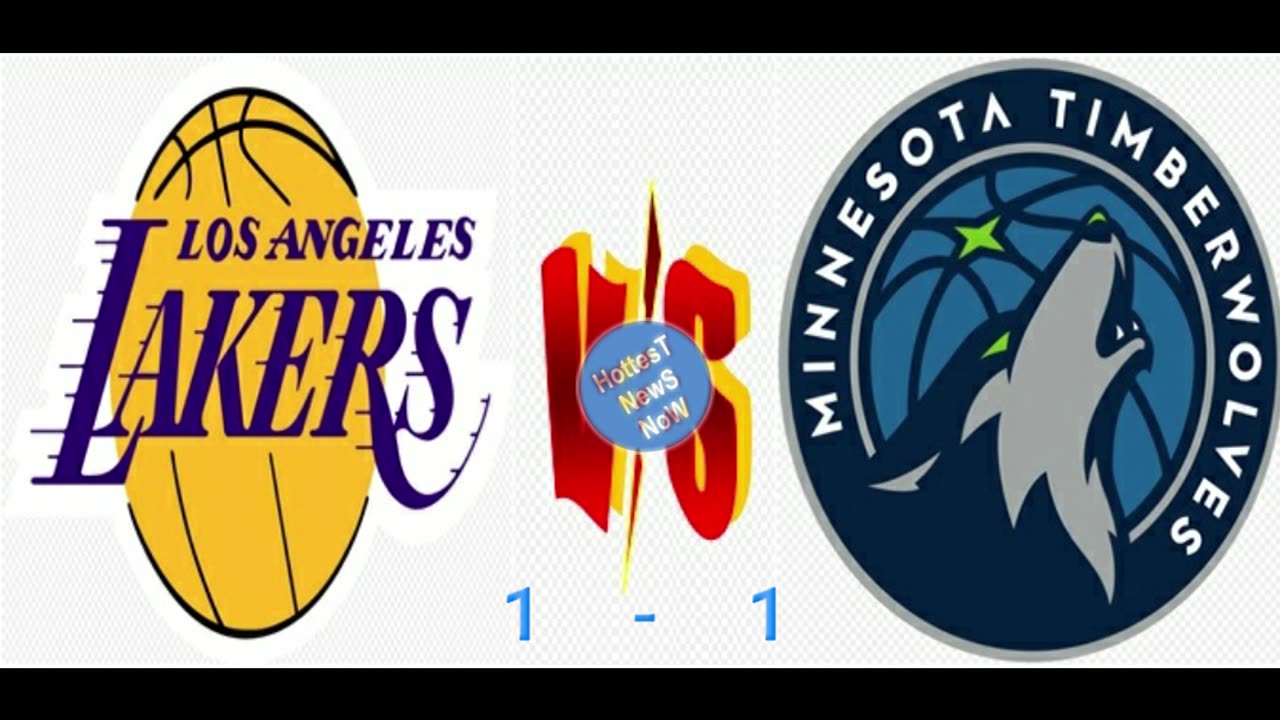 Lakers tied series with Timberwolves