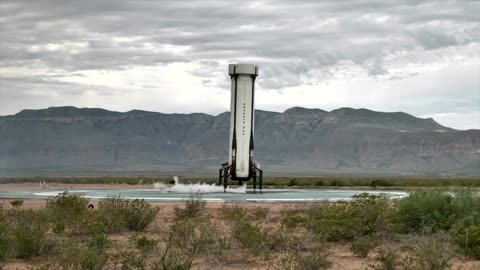 Blue Origin 🔁 NS-33 Replay: Booster Touchdown!