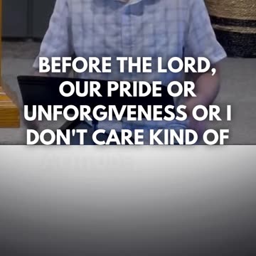 One sin separated us from God, but one act of repentance through Christ can restore us completely.