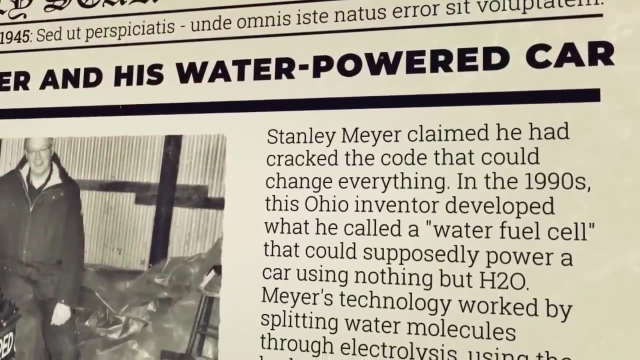 Water-Fueled Car Inventor POISONED..Stanley Meyer