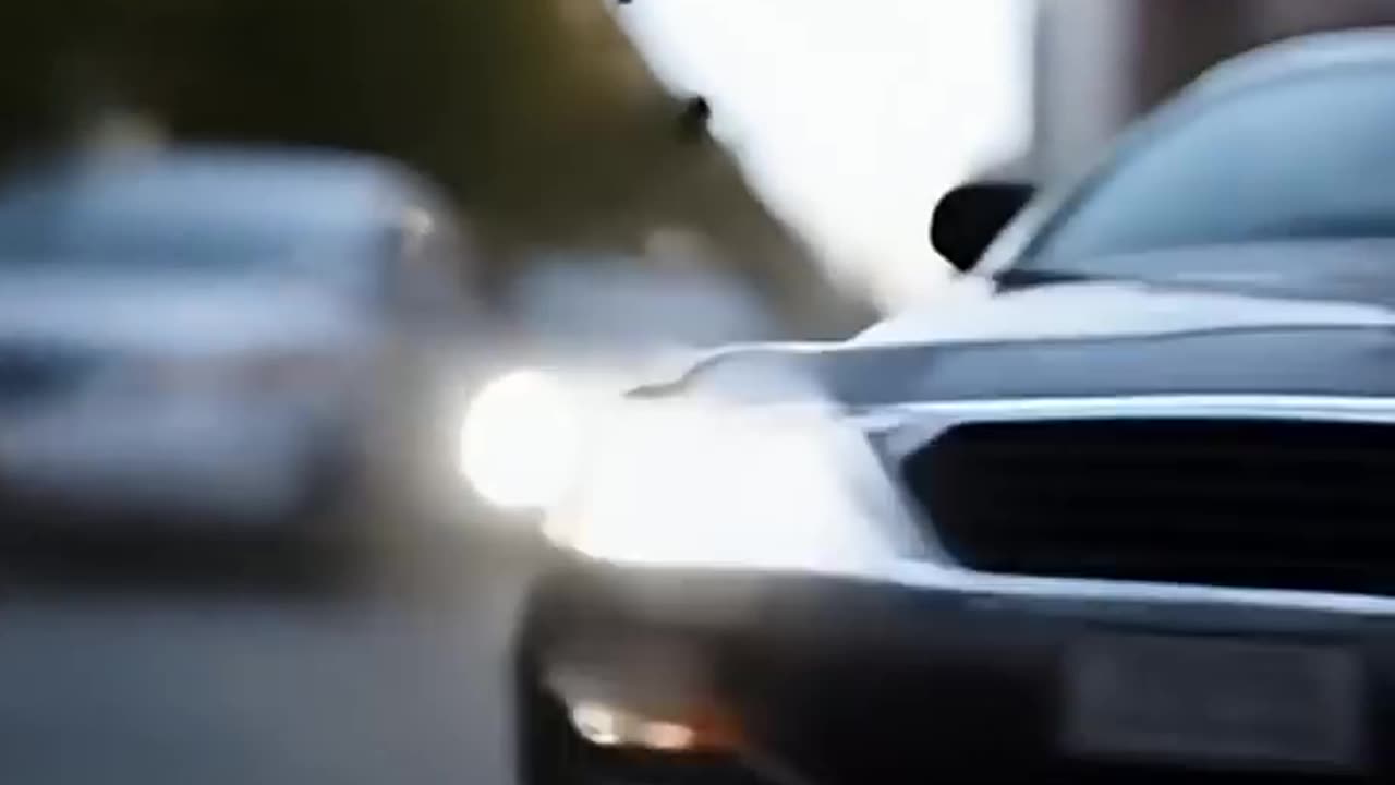 stickman walking in the road getting hit by a car.⚡