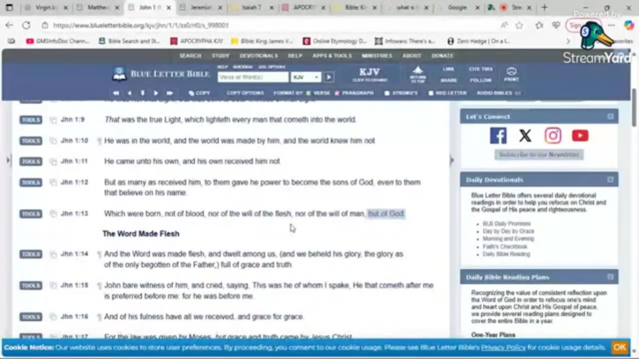 Learn Not The Way Of The Heathen, Virgin Birth Myth