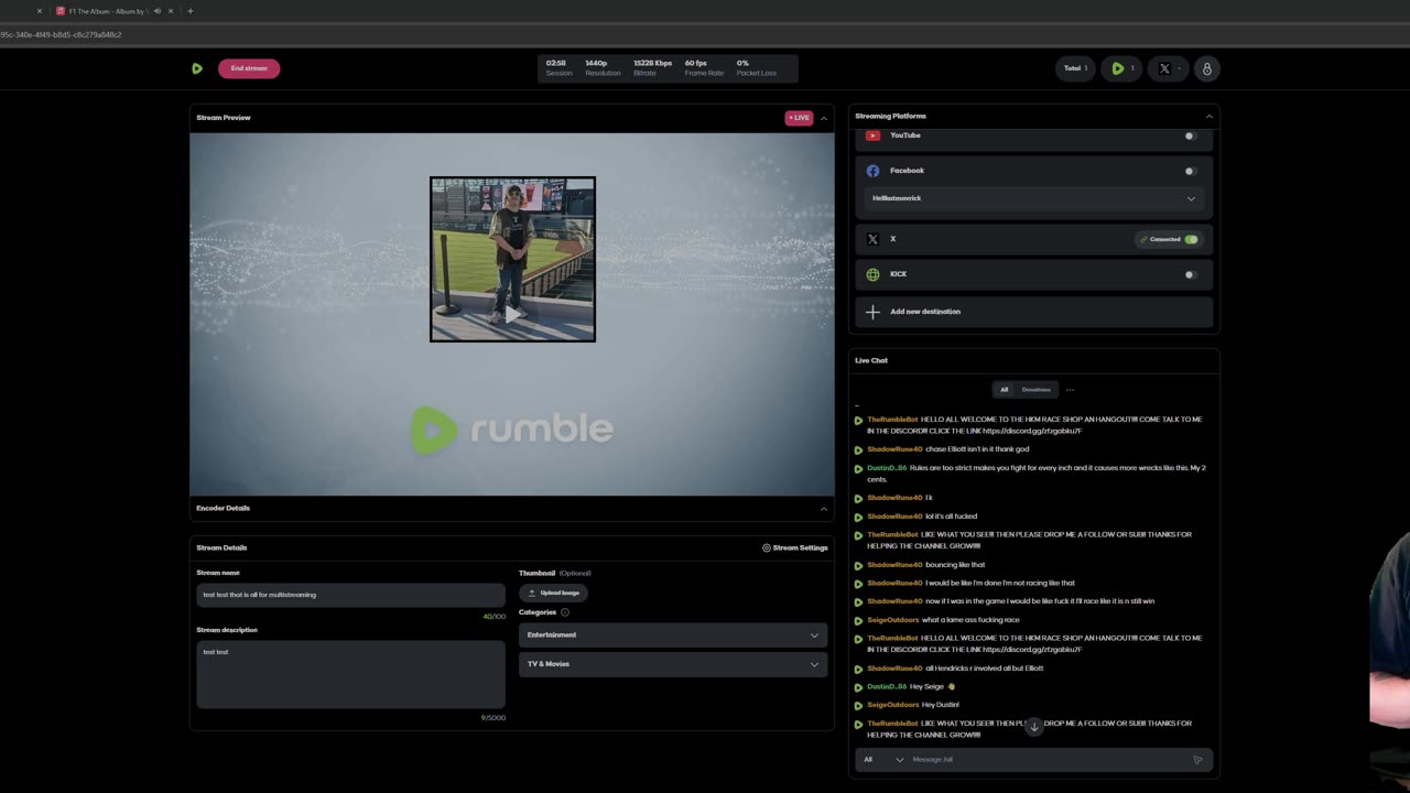 test test that is all for multistreaming