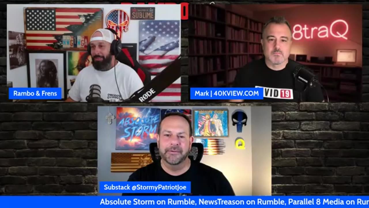 Joe Rambo w/ Stormy Patriot Joe, Abs1776, Mark 8traQ: Situation Update!!! - 7/3/2025