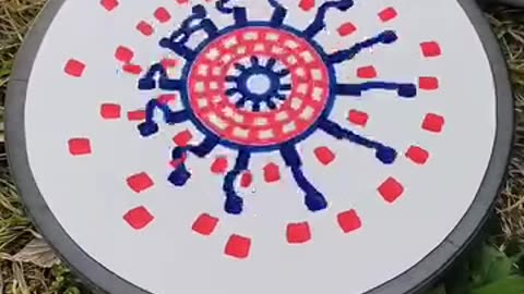 "Creative DIY Spinner Art Hack! 🎨✨"*