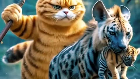 Cat Saves Tiger Cub – Heartbreaking & Hilarious Moments as They Grow Together! 🐱🐯💔😂