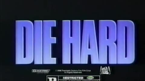 "Die Hard" Movie Trailer TV Commercial w/Bruce Willis from 1988