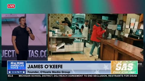 James OKeefe literally drops the mic on WHO he will be going after next week.