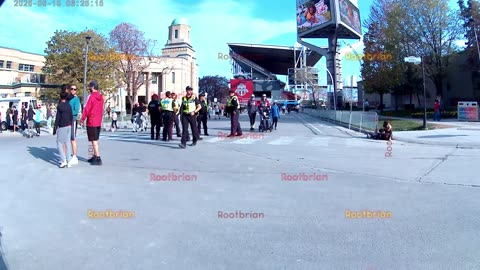Toronto FC post-game timelapse - customers exiting BMO field towards go station