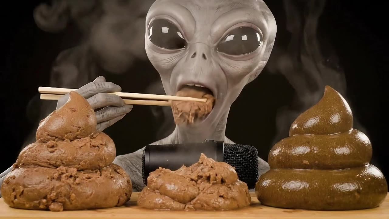 Humans Lie To Aliens About Food... #food #ai #alien #funny #viral #shorts #fyp #reel
