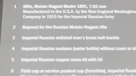 Mosin Museum Mistake - WW1