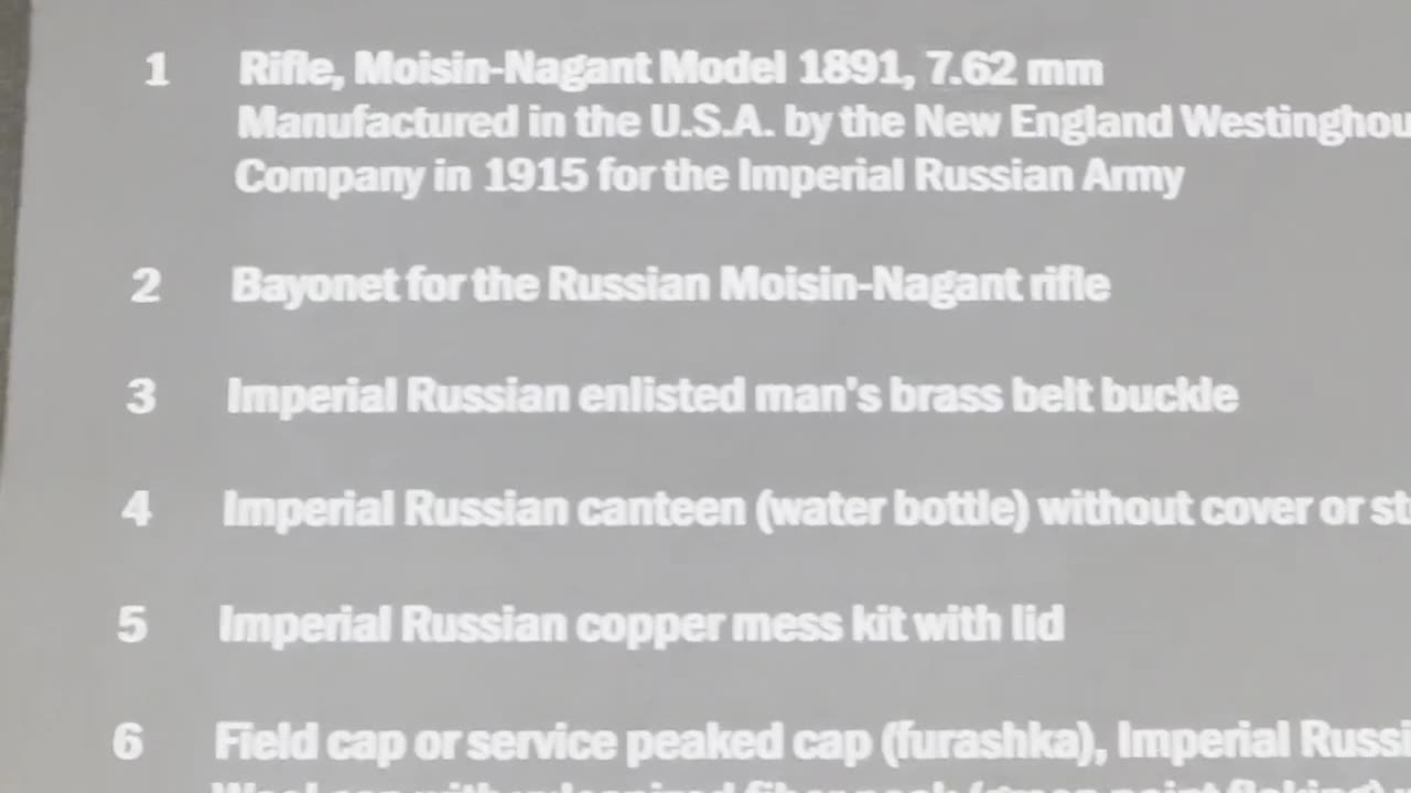 Mosin Museum Mistake - WW1