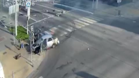 Insane Footage of Another Drone Crashing in Belgorod