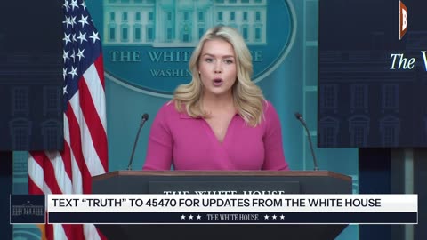 LIVE: Trump Press Secretary Karoline Leavitt Holds Press Conference at White House...
