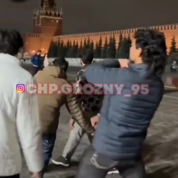 Indian Migrants Partying It Up in Red Square