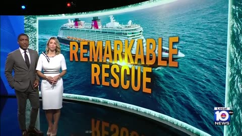 Father jumps into ocean after child falls from Disney cruise ship