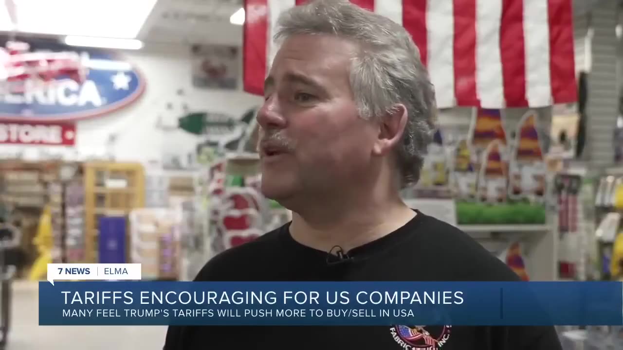 New York residents react to the Liberation Day tariffs: "It keeps the American people working."