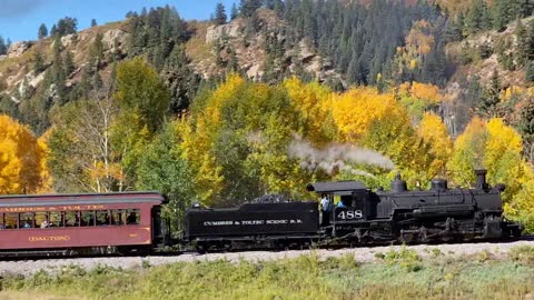 Cumbres and Toltec Railroad 488 - RARE VIEW - September 2024