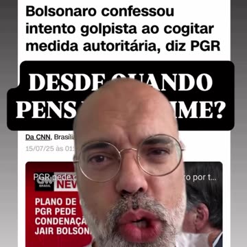 CRIME DE PENSAMENTO. 💭 E ainda tem gente achando que estamos em uma democracia e falando de ELEIÇÕES 😐