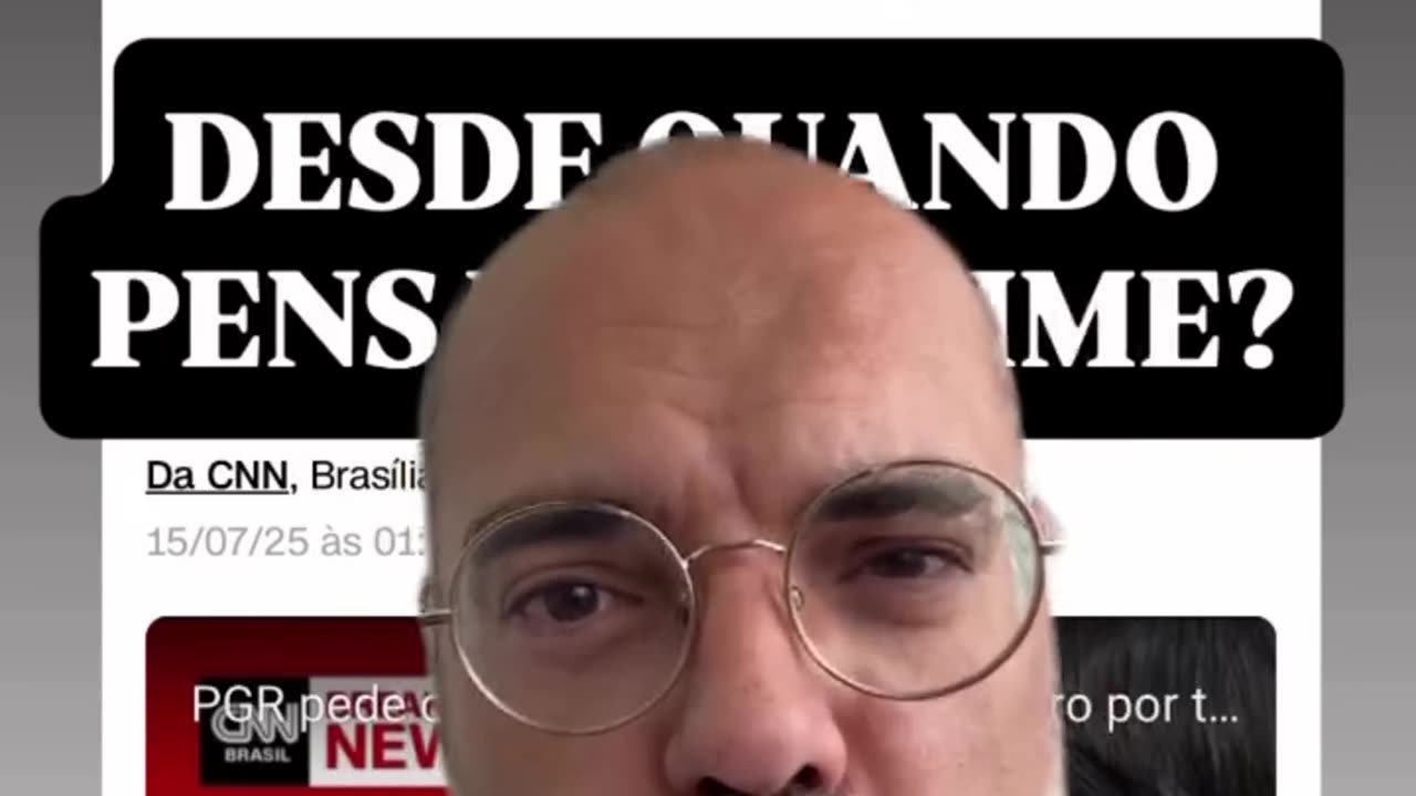 CRIME DE PENSAMENTO. 💭 E ainda tem gente achando que estamos em uma democracia e falando de ELEIÇÕES 😐