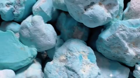 250612-1 Turquoise Rough: Color Blind Box Challenge in Stone Shell