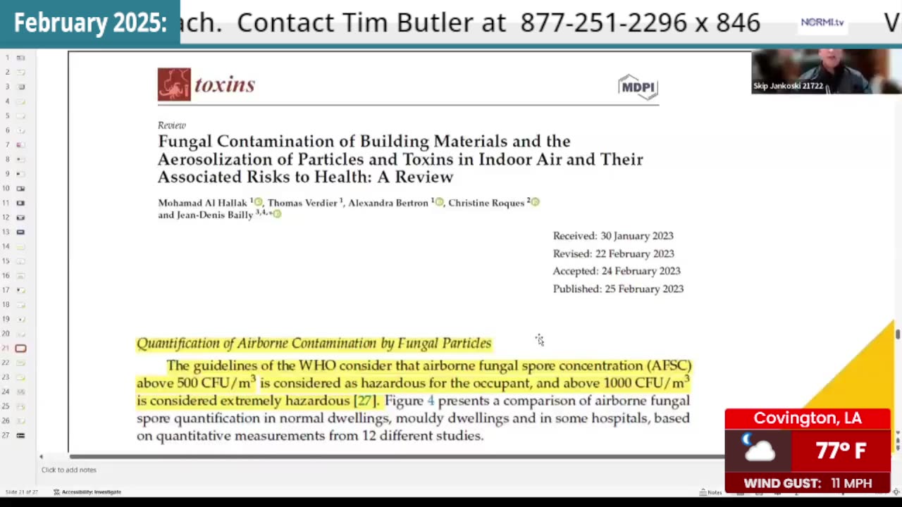 The Indoor Air Quality Channel