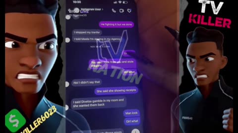 DIVERSE READS LADY BEE FOR FILTH & SHOW THERE TEXT MESSAGES