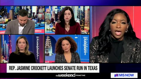 MS Now Host Gives Jasmine Crockett Chance To Outline Policy Agenda — It Doesn't Go Well