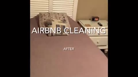 Airbnb Cleaning Before and After