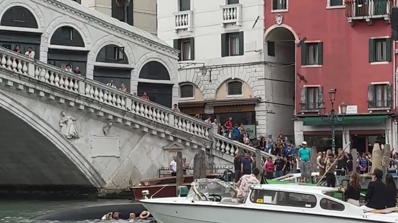 Gondola Accident in Venice
