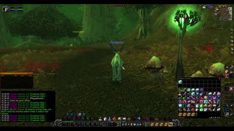 Turtle wow - mindless mining / herbalism - druid POV - 2 runs of Winterspring