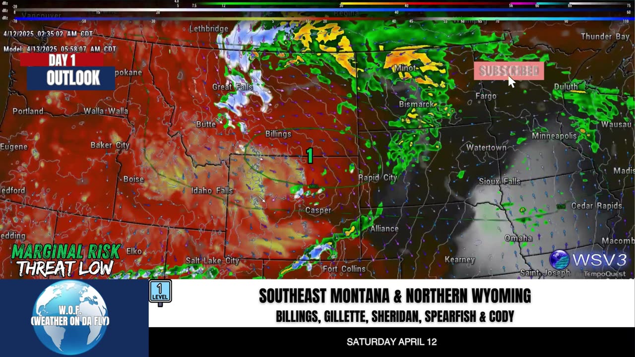 ⚠️ Convective Outlook Day 1: Severe Potential! 4/12/25 #shorts #weatherupdate